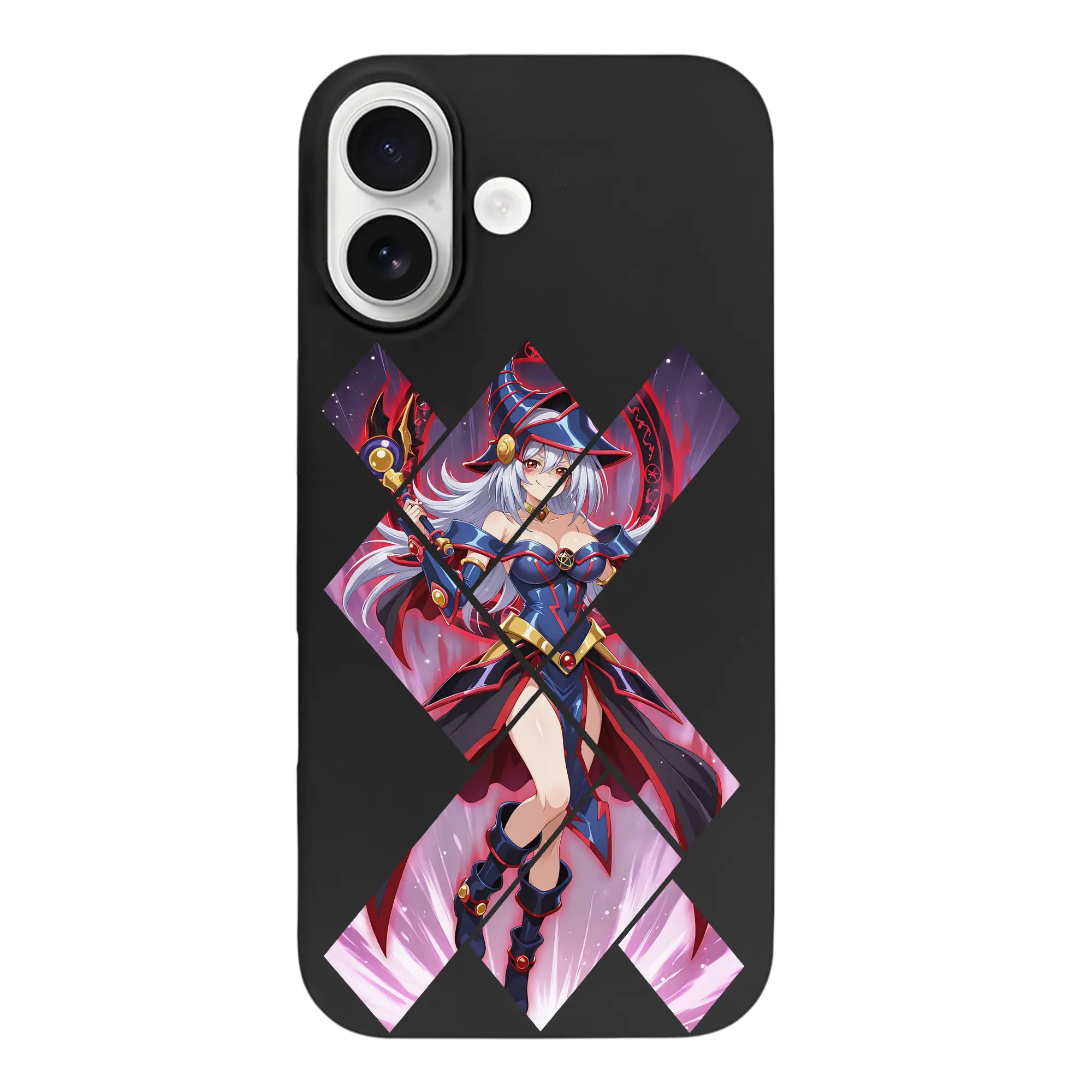 遊☆戯☆王 グッズ,黒魔導少女 - iPhone 17 シリーズ シリコンケース 薄型 耐衝撃 指紋防止 ソフトタッチカバー 精密フィット 傷防止 保護ケース iPhone 17/17 Air/17 Pro/17 Pro Max 対応